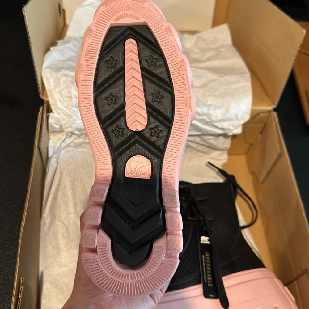 14. Sorel Women's Caribou Lace-up Wp Boots
Black and Vintage Pink Women's Boots - Picture 6 of 7
